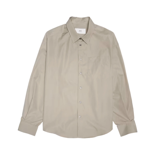 Ami Paris Ami de Coeur Long Sleeved Boxy Shirt