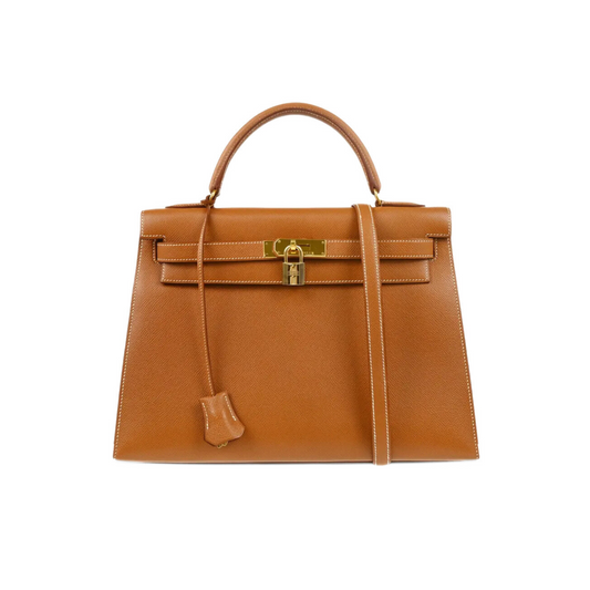 Hermes Kelly 32 – Gold Epsom / Gold Hardware (2022)