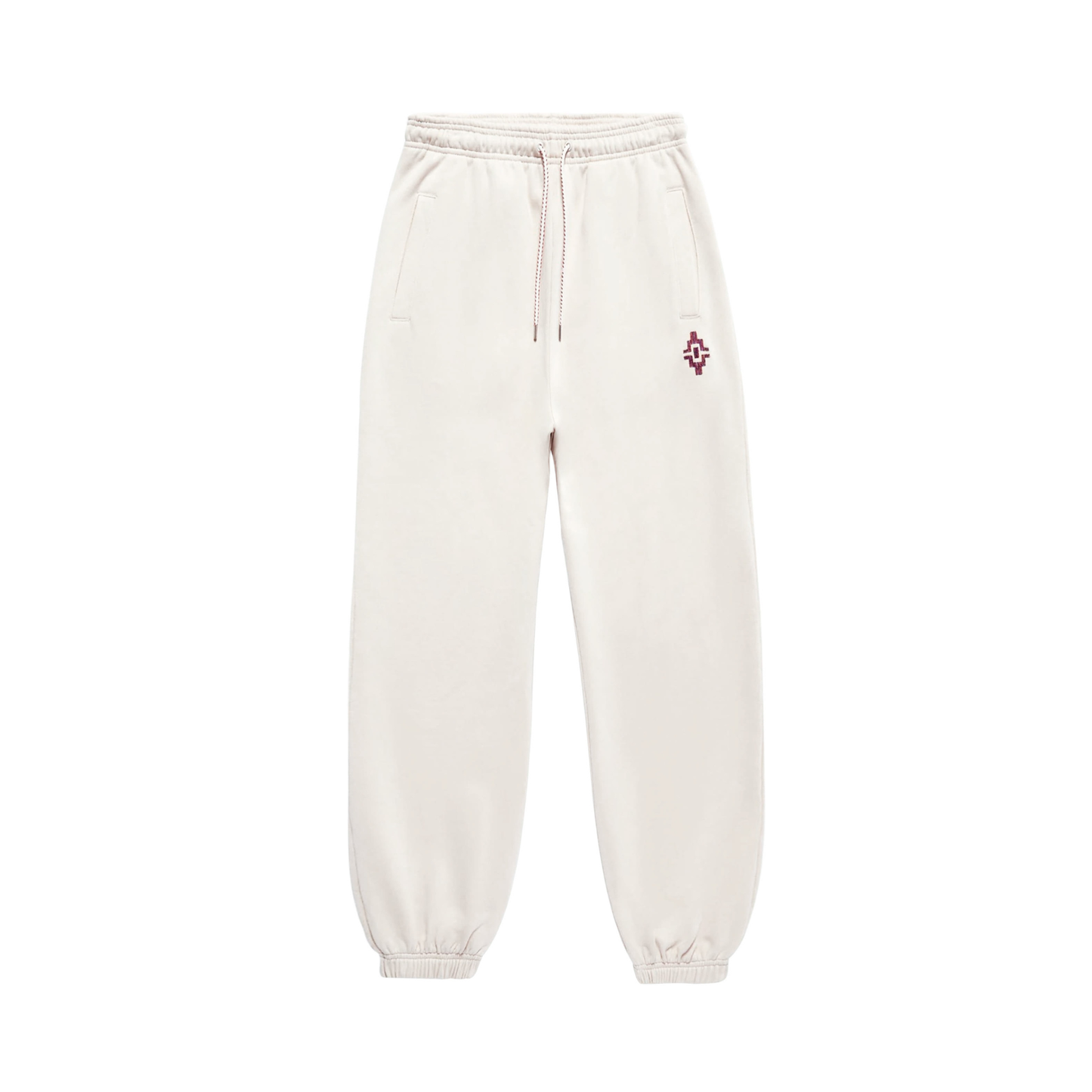 Marcelo Burlon Graffiti Cross Baggy Sweatpants Beige