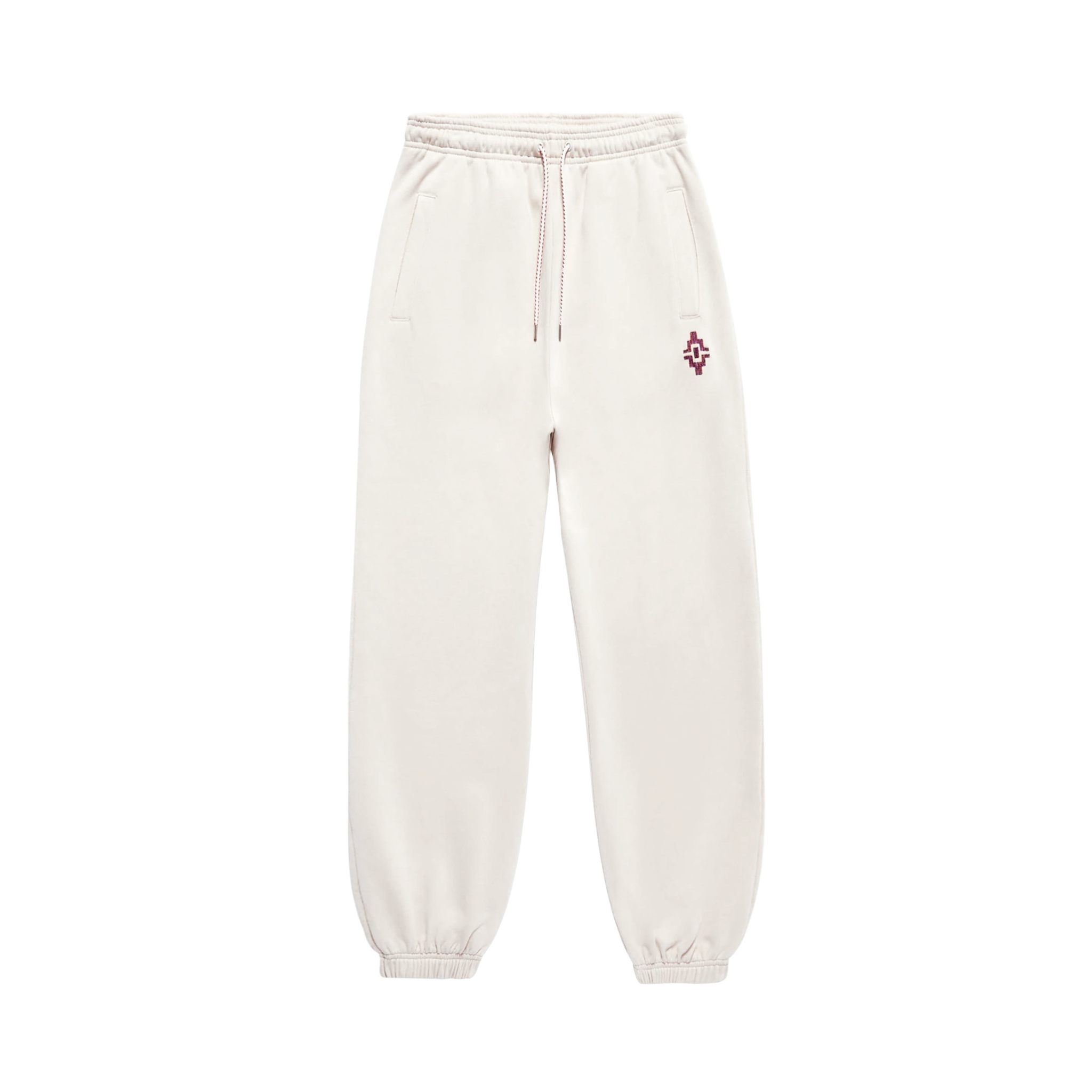 Marcelo Burlon Graffiti Cross Baggy Sweatpants Beige