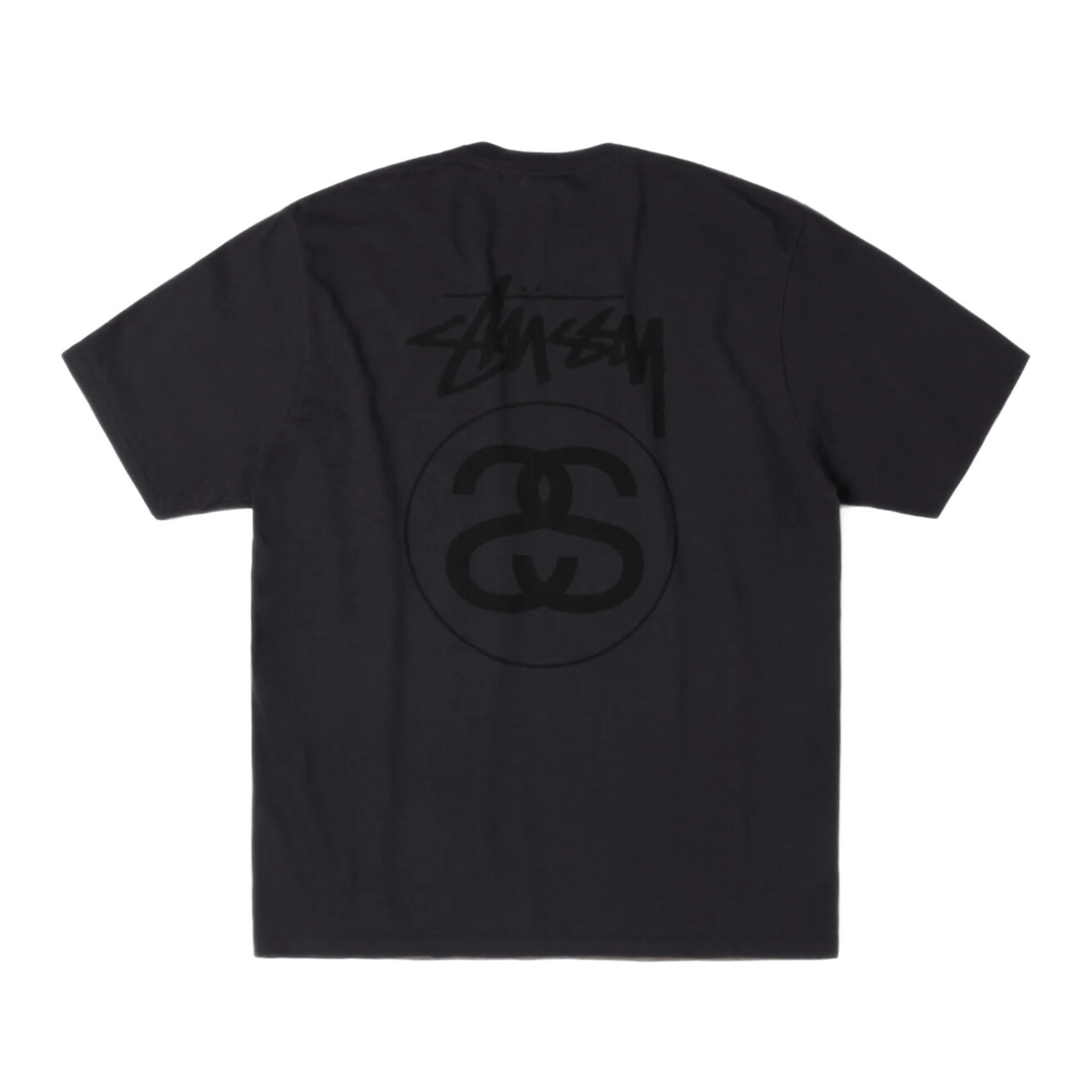 Stussy Stock Link Tee Pigment Dyed 'Faded Black'