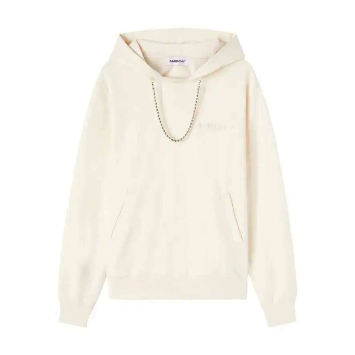 Ambush Ballchain Cotton Hoodie Neutral