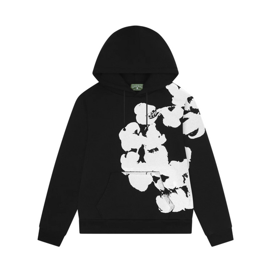 Denim Tears Jumbo Wreath Hoodie 'Black'