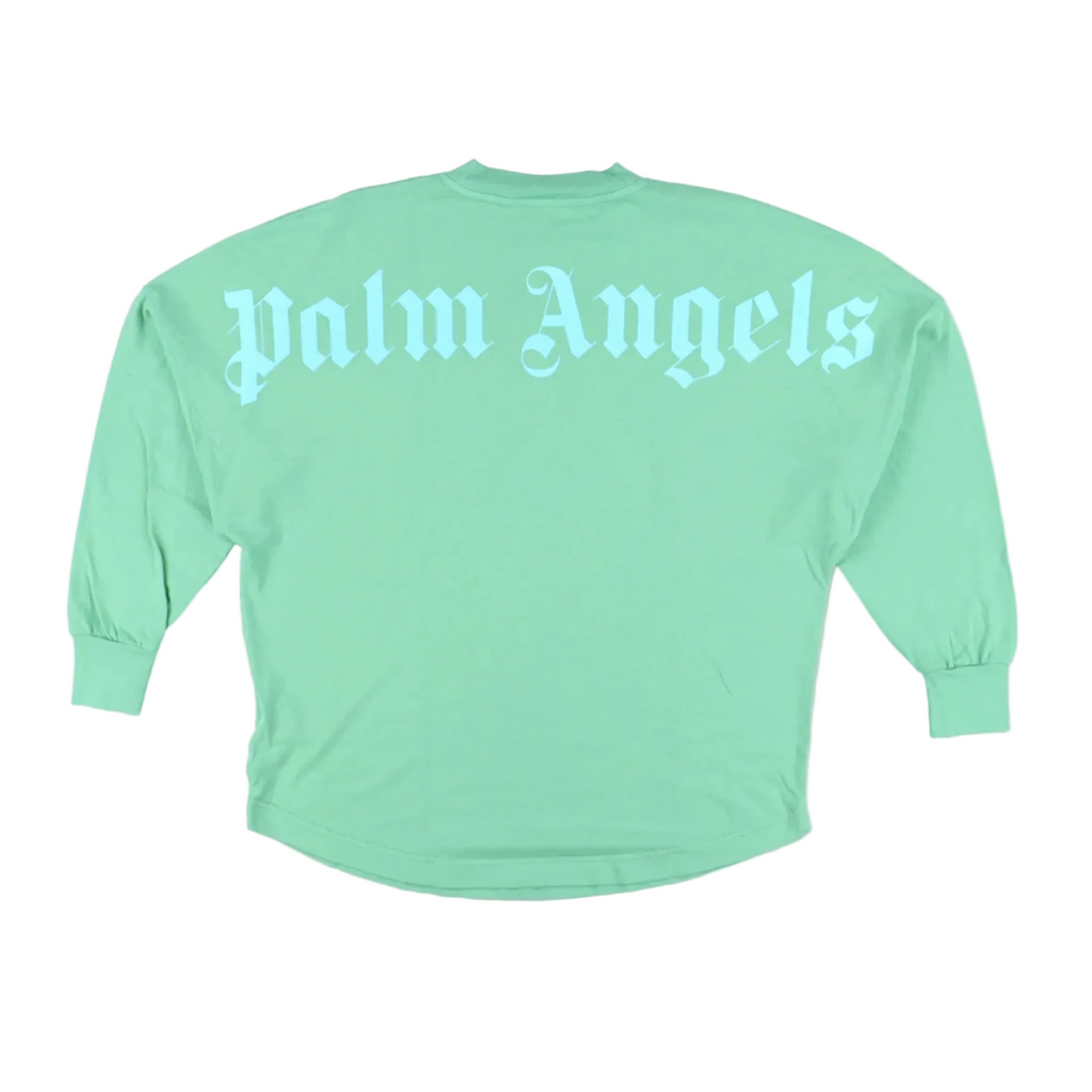 Μακρυμάνικο T-Shirt Palm Angels Fluo Green Classic Logo