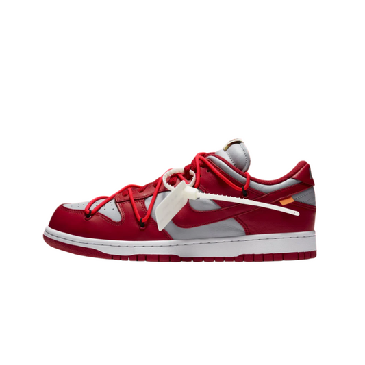 Nike x Off-White Dunk Low University Red - 48h