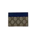 Gucci Card Holder GG Navy