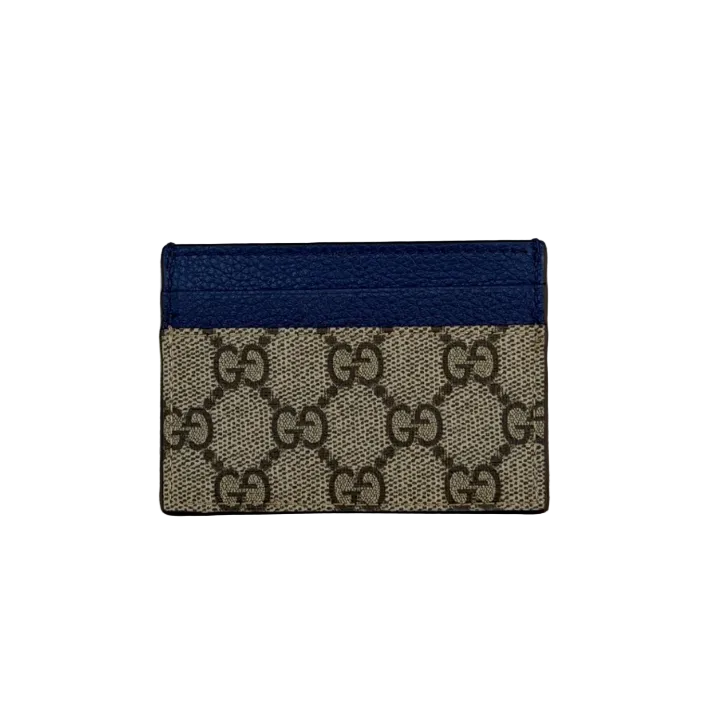 Gucci Card Holder GG Navy