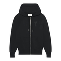Ami Paris de Coeur Zipped Hoodie Men's Black