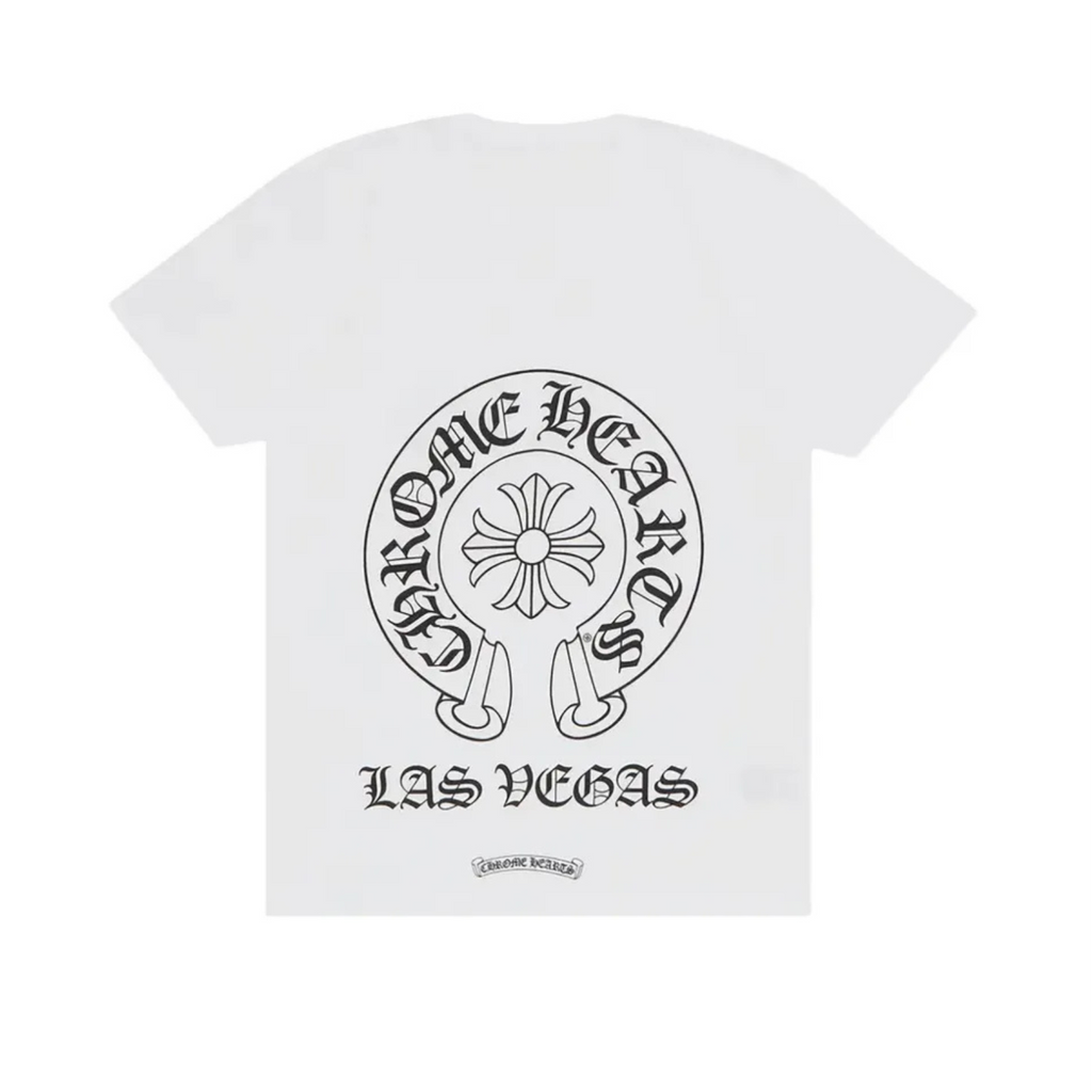 Chrome Hearts Las Vegas Exclusive Μπλουζάκι με λογότυπο Horseshoe στην τσέπη στο στήθος