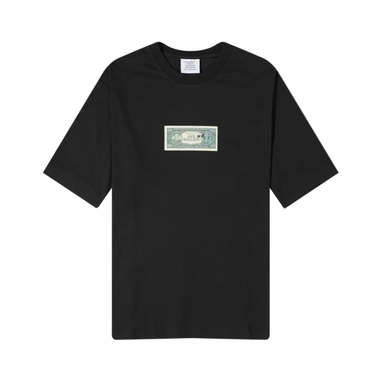 Vetements One in A Million T-Shirt Black