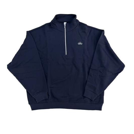 Alo Accolade 1/4 Zip Pullover Navy