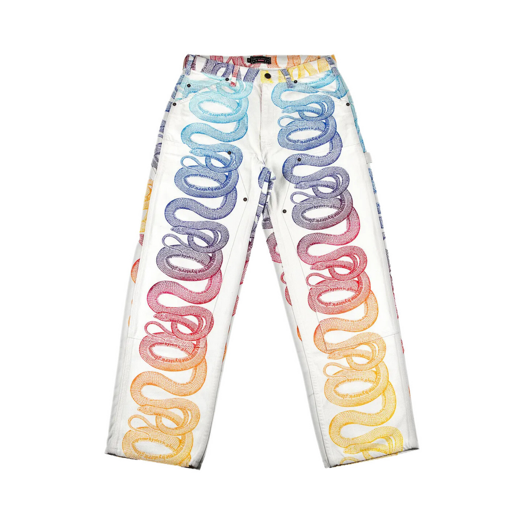 Supreme x Hysteric Glamour Snake Double Knee Painter Pant 'White'