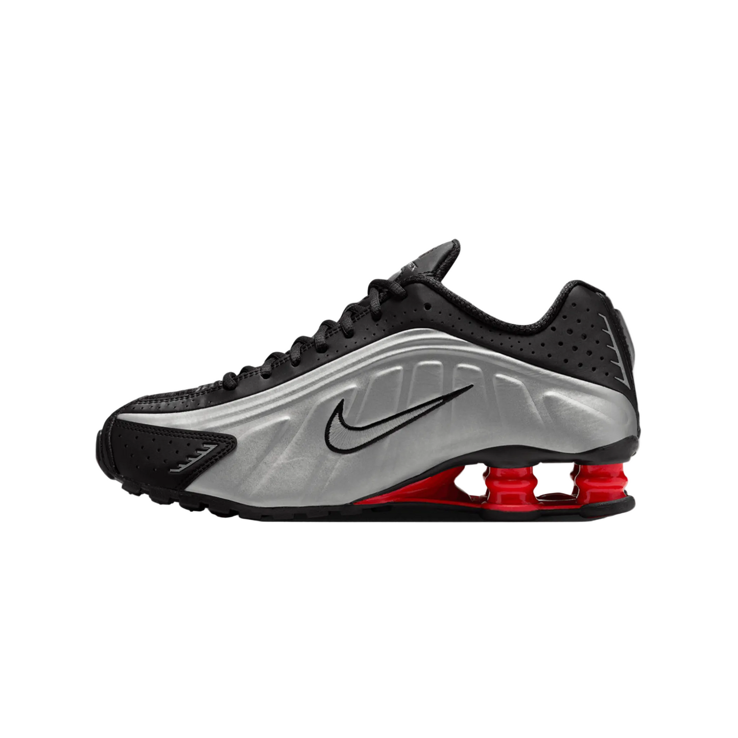 Nike Shox R4 Black Metallic Silver - 48h