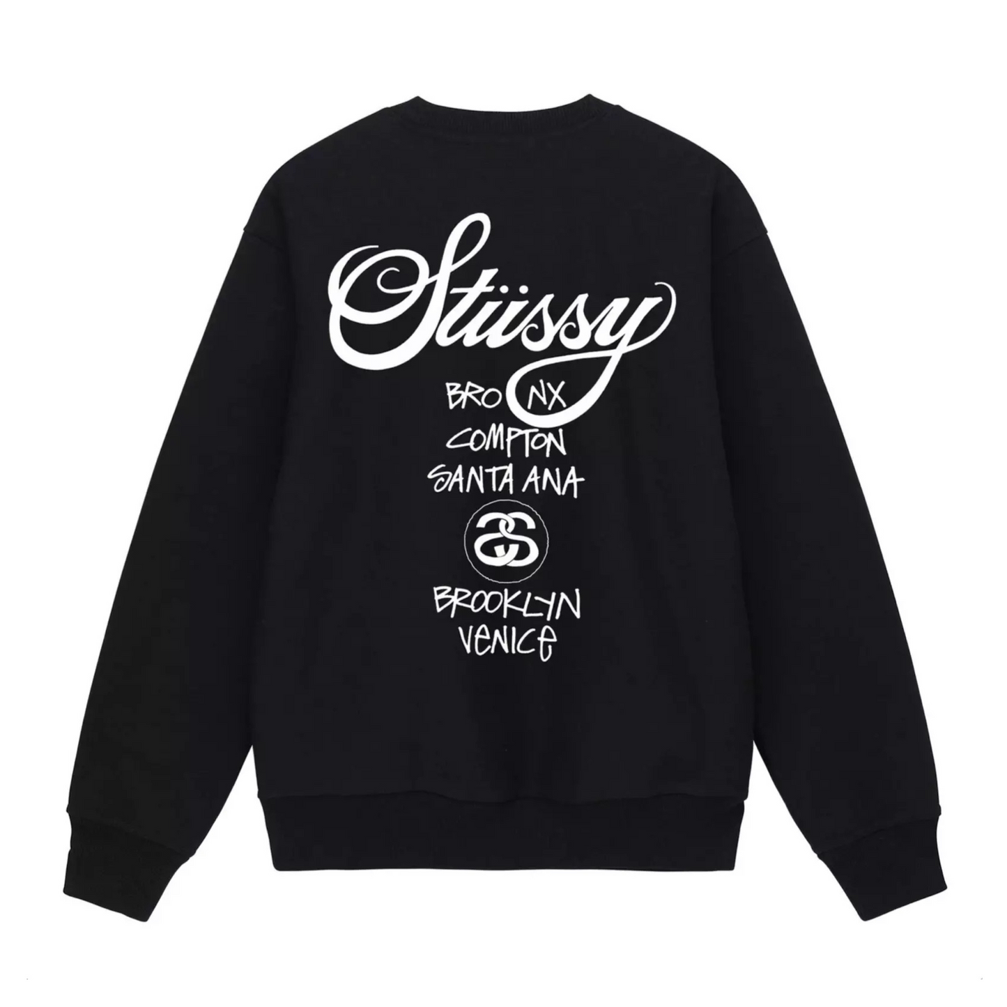 Stussy DSM World Tour Crewneck 'Black'