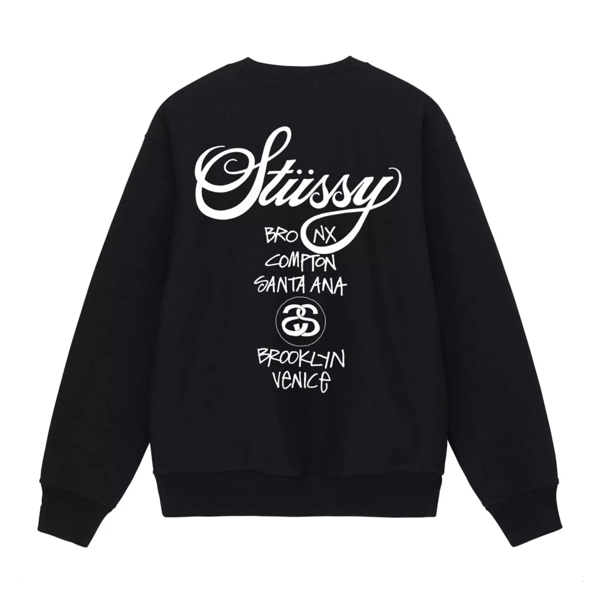 Stussy DSM World Tour Crewneck 'Black'