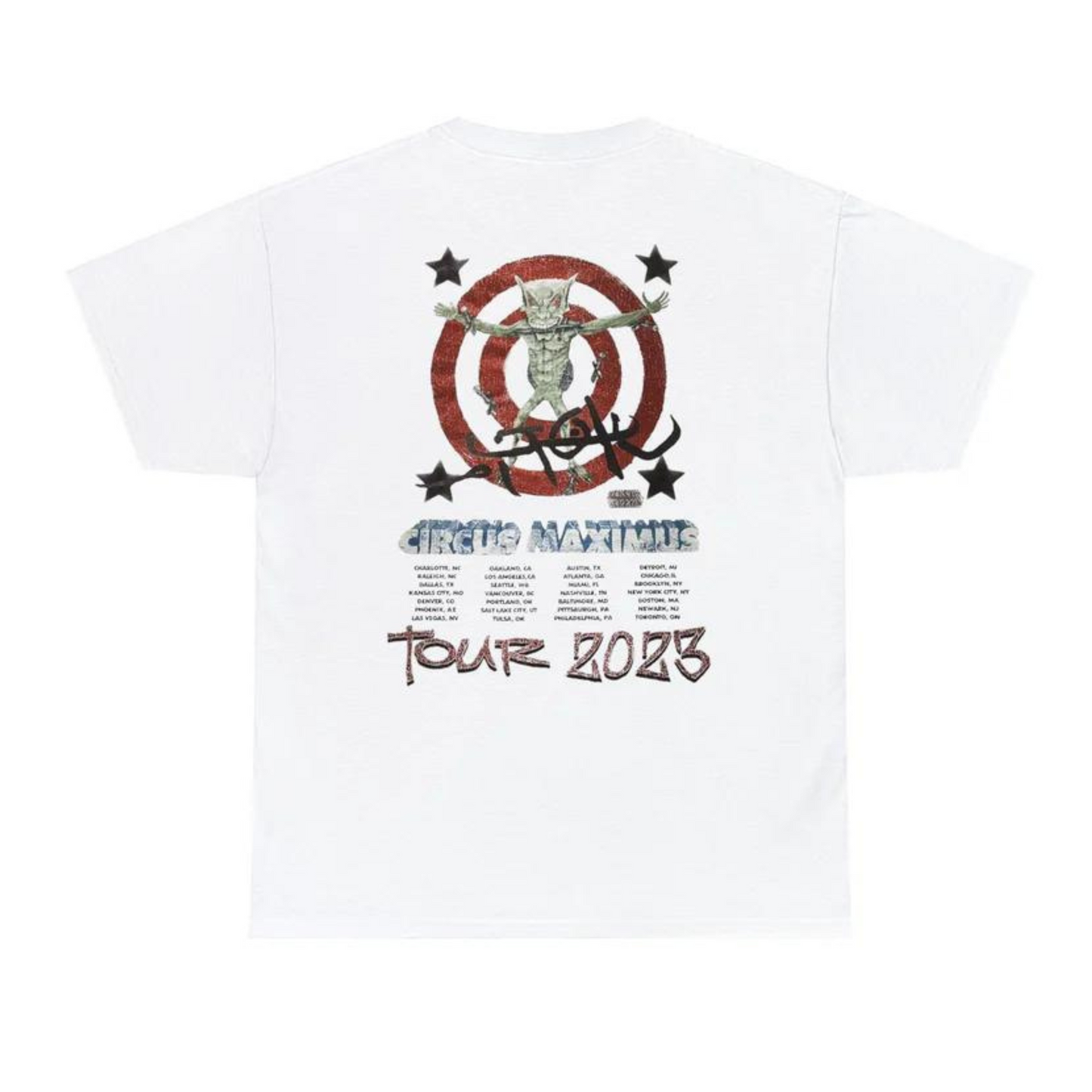 Travis Scott Utopia Circus Maximus Tour T-Shirt III White