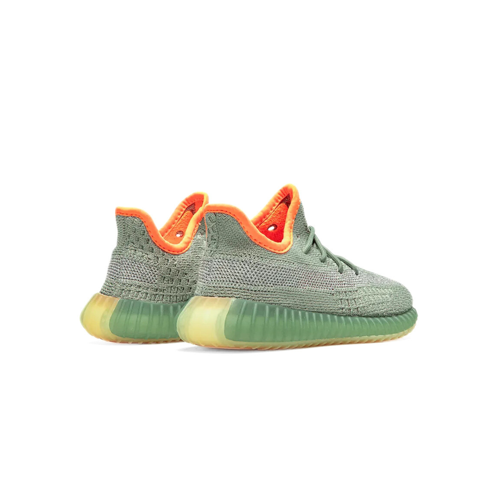 yeezy green and orange