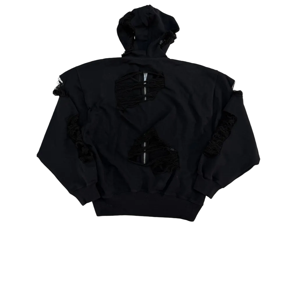 Off-White Mesh Zip Up Black SS23 Runway