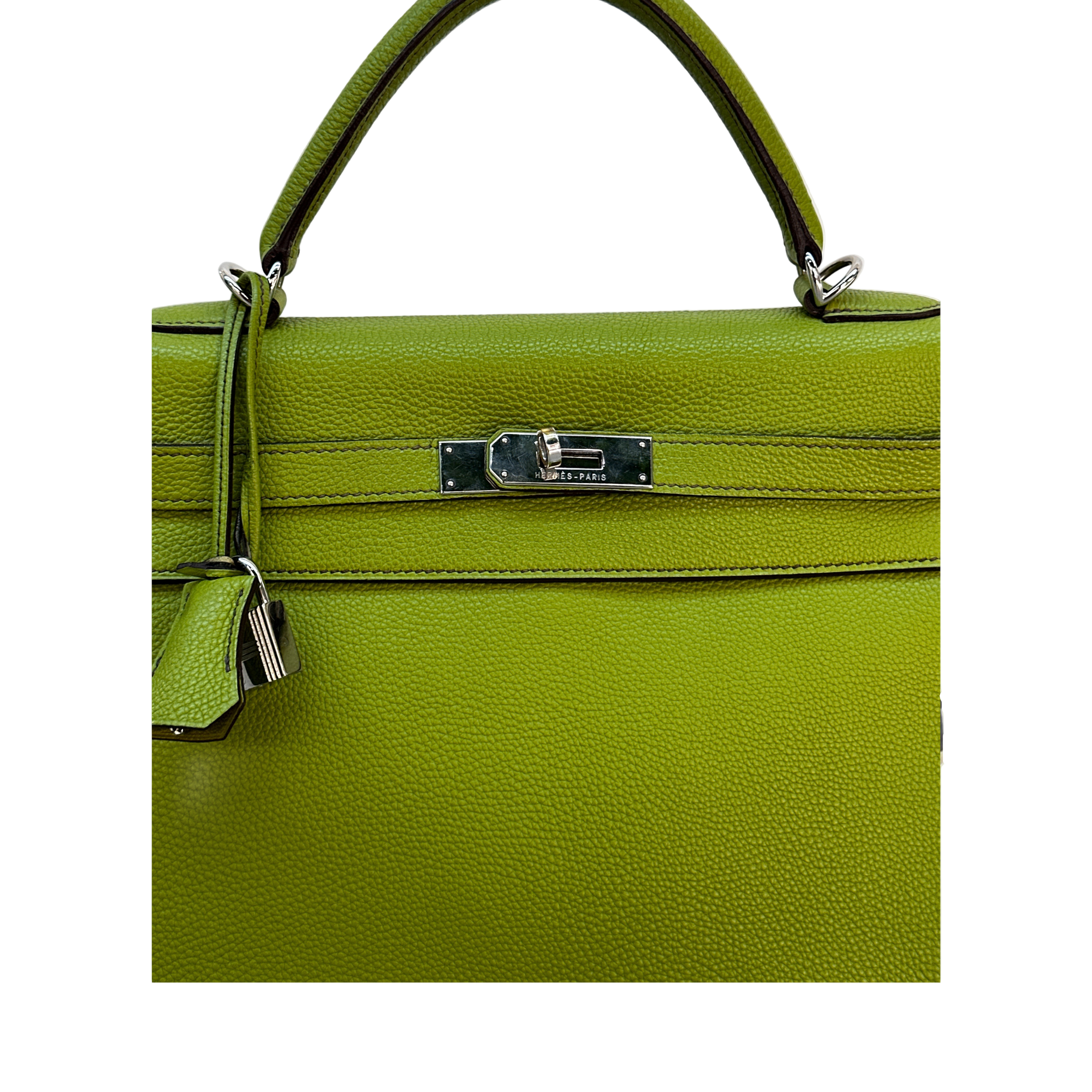 Hermès Kelly 28 – Vert [Green] Togo Leather with Palladium Hardware