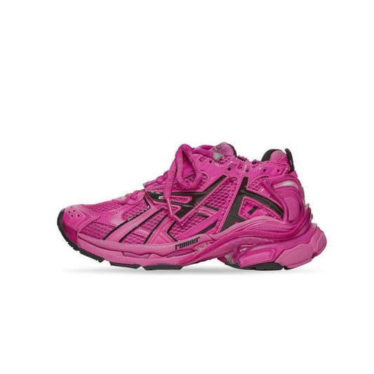 Balenciaga(WMNS) Balenciaga Runner Sneakers 'Fuchsia Mesh and Nylon'-48h