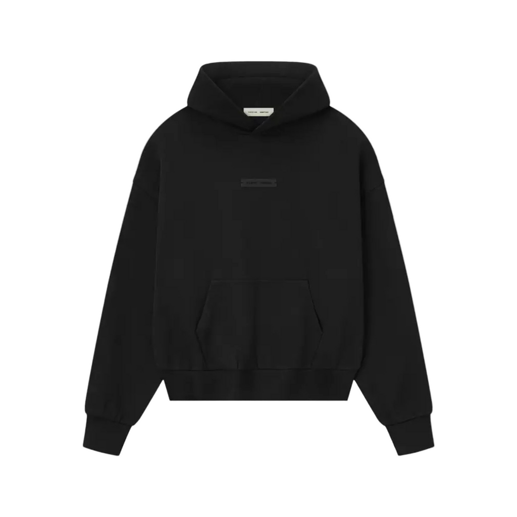 Fear of God Essentials Classic Fleece Hoodie 'Jet Black'