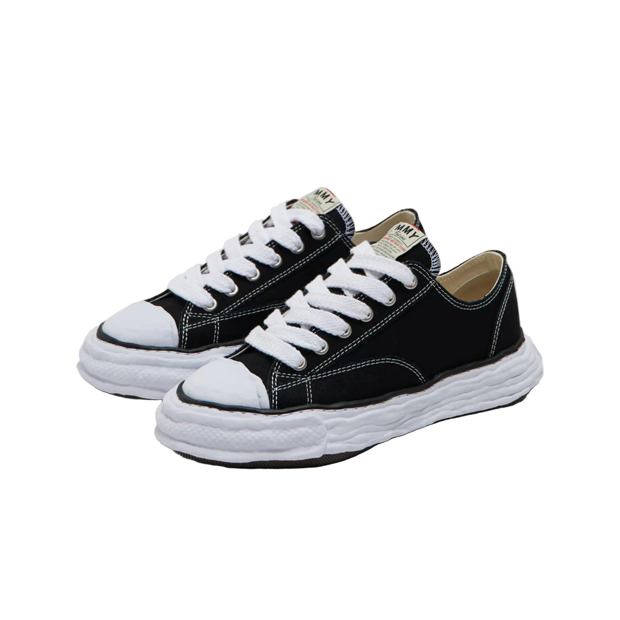Maison Mihara Yasuhiro Hank OG Sole Canvas Low Μαύρο