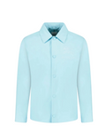 Burberry Embroidered Ekd Logo Jacket Blue