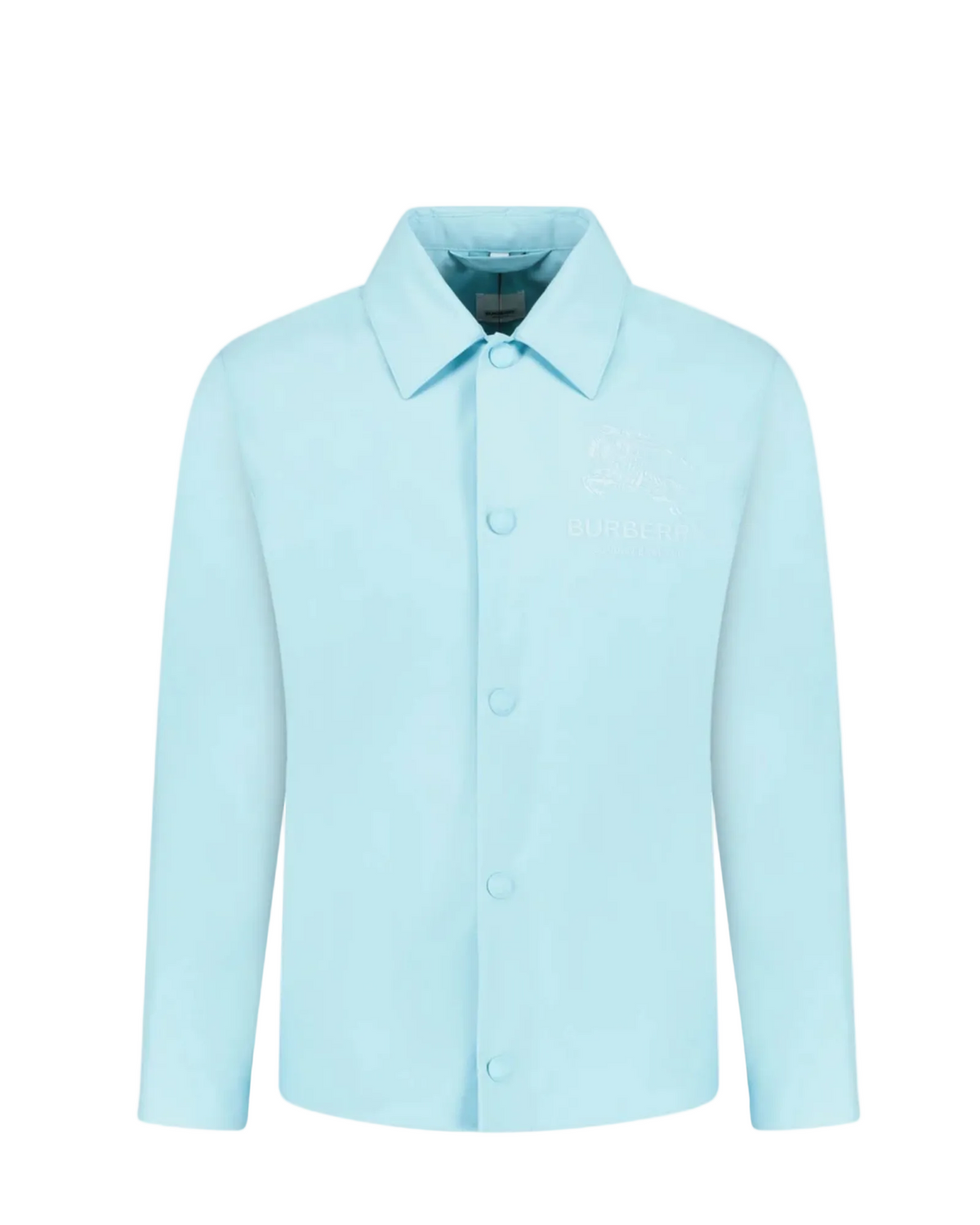 Burberry Embroidered Ekd Logo Jacket Blue