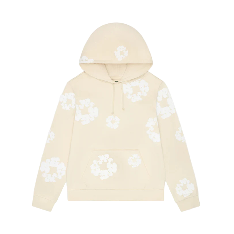 Denim Tears Men's Cotton Wreath Hoodie Oatmeal