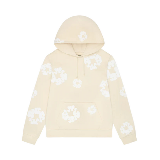 Denim Tears Men's Cotton Wreath Hoodie Oatmeal