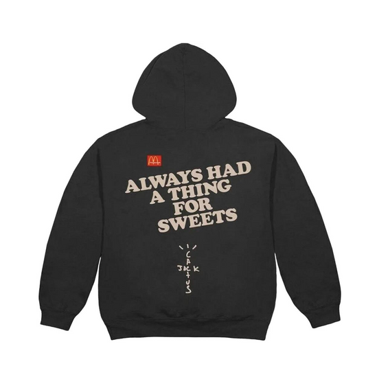 Travis Scott x McDonalds Apple Pie Hoodie Black