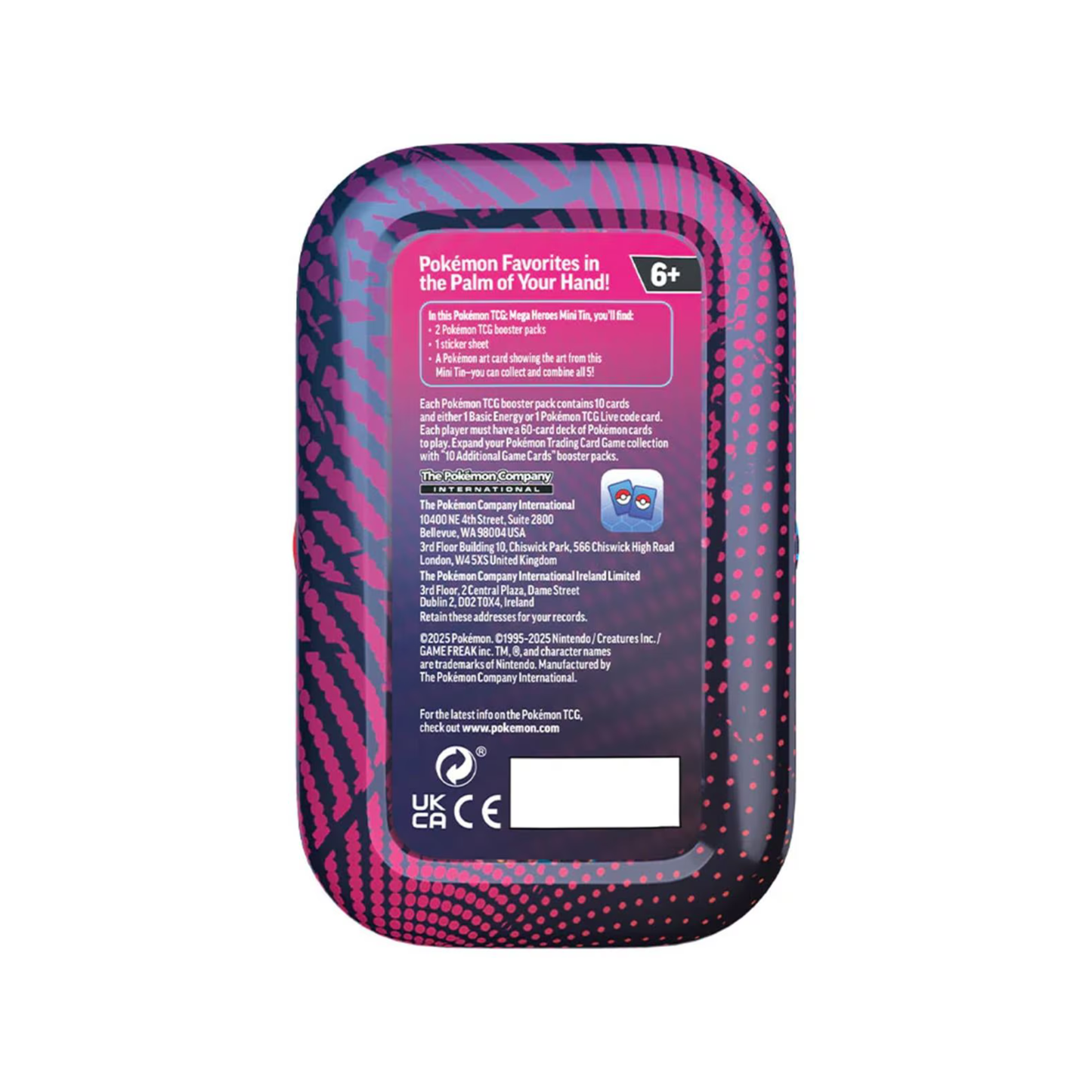 Pokemon TCG: Mega Heroes Mini Tin - Mega Kangaskhan