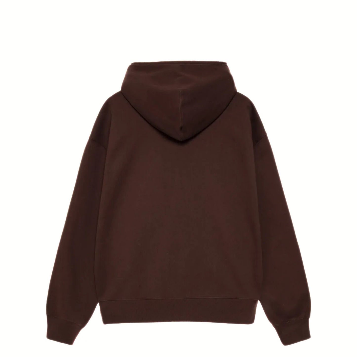 Nike X Stussy Full-Zip Washed Fleece Hoodie Brown