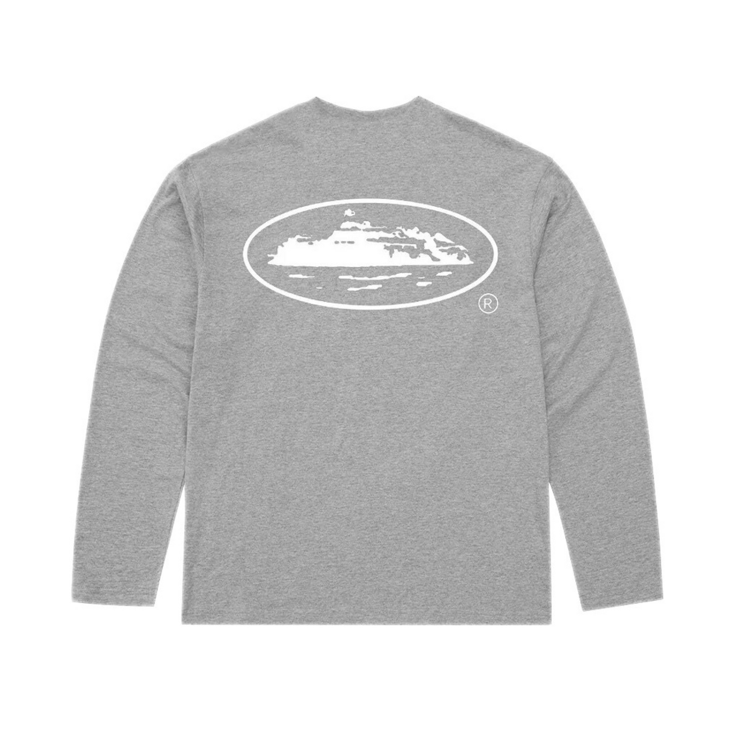 Corteiz OG Island Longsleeve Tee 'Grey'