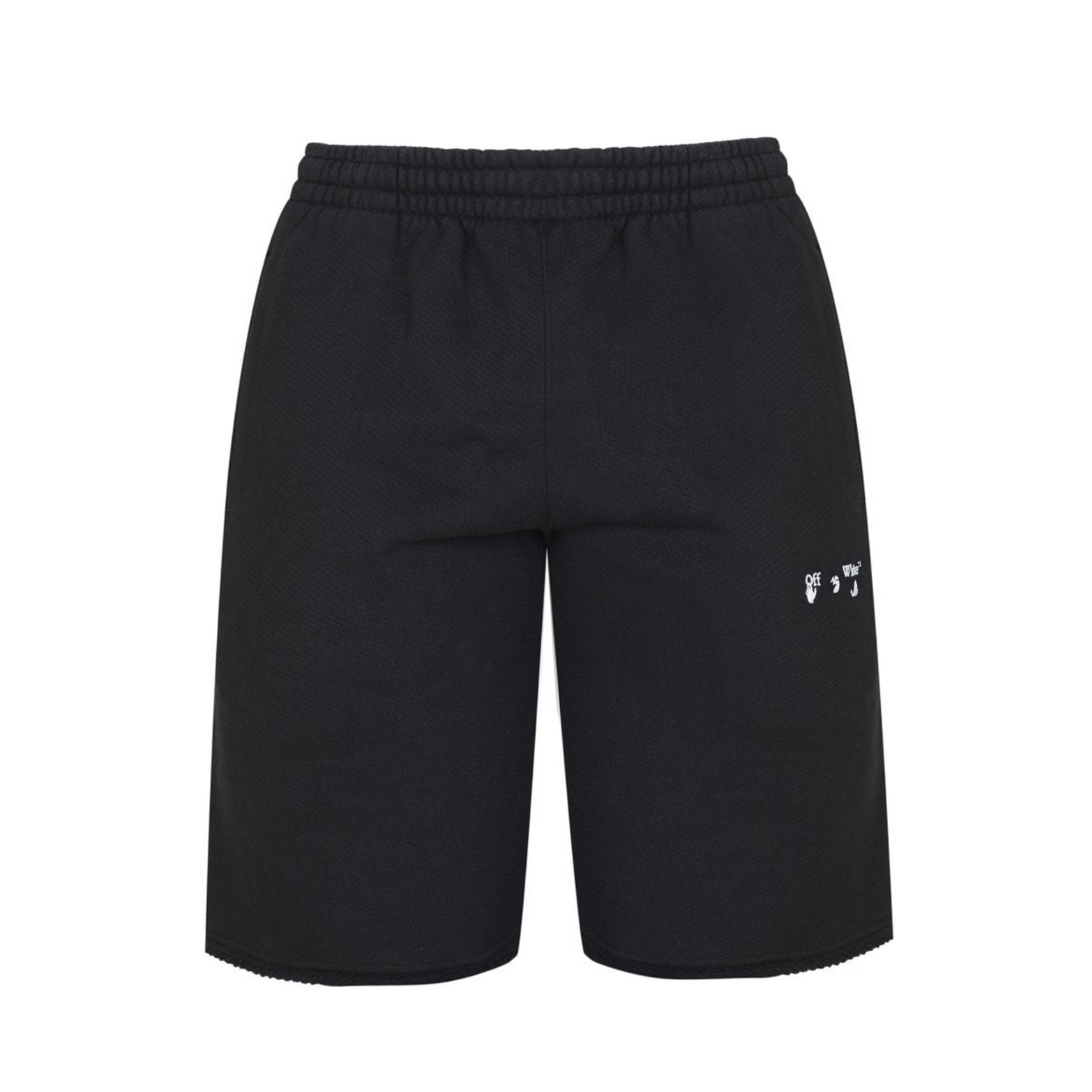 OFF-WHITE Diagonal Sweatshorts black