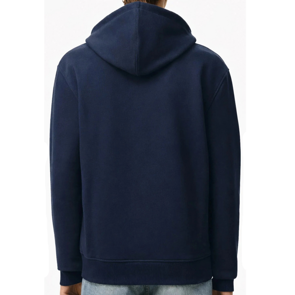 Ami Paris de Coeur Zipped Hoodie Men's Navy White