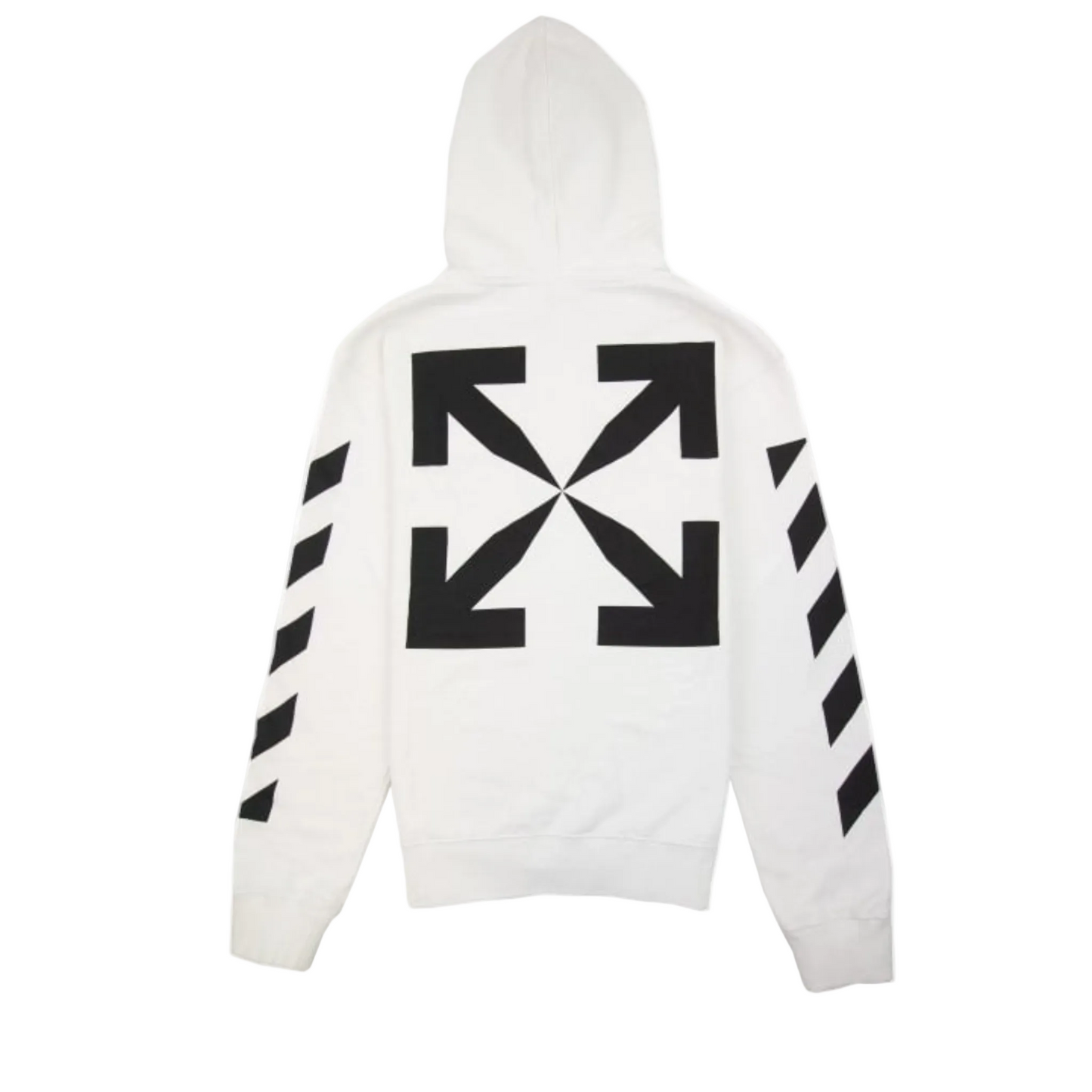 Off-White Diagonal Arrow Slim Hoodie White