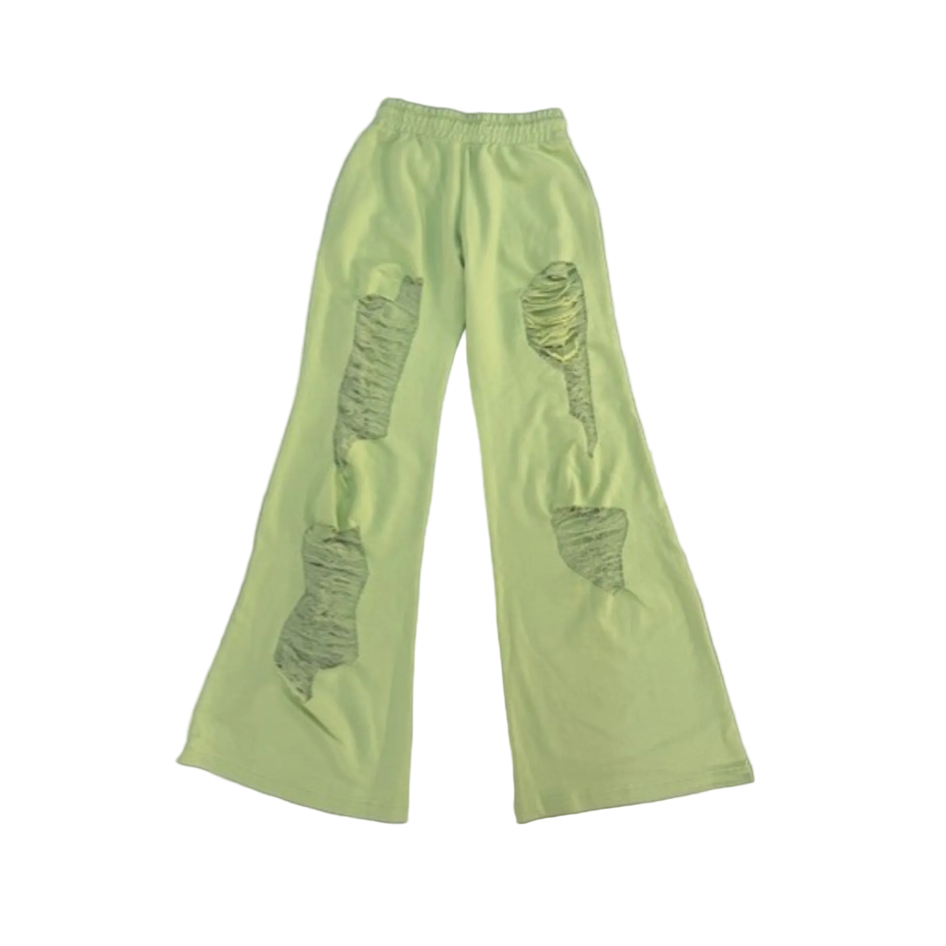 Off-White Hem Mesh Sweapants Lime SS23
