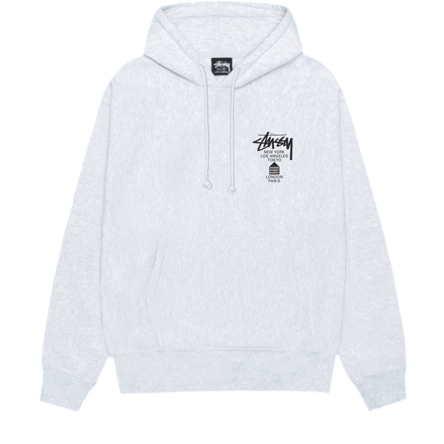 Stussy DSM World Tour Hoodie 'Ash Heather'