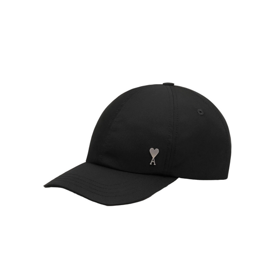 Ami Paris Ami De Coeur Stud Cap 'Black/Silver'