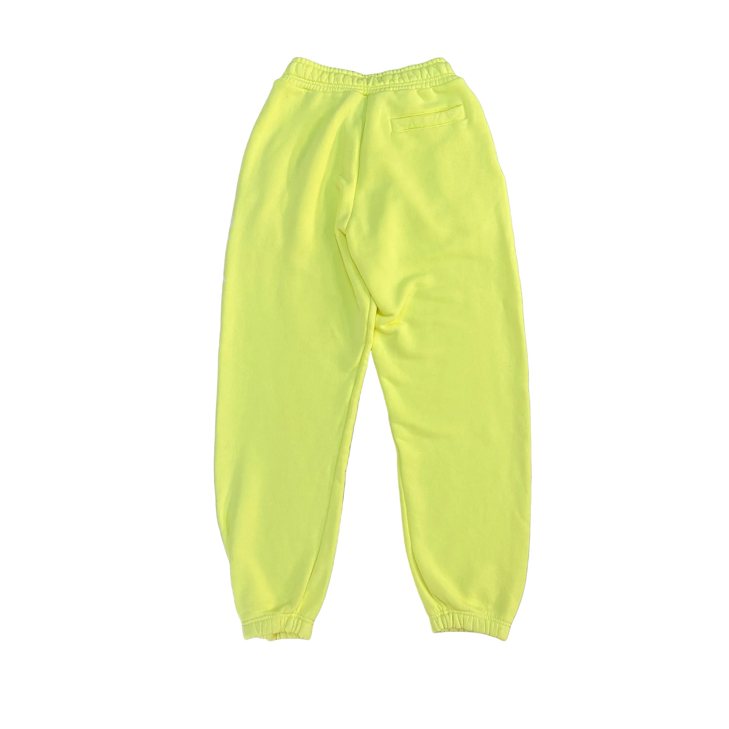 Palm Angels logo-print drawstring sweatpants Lime