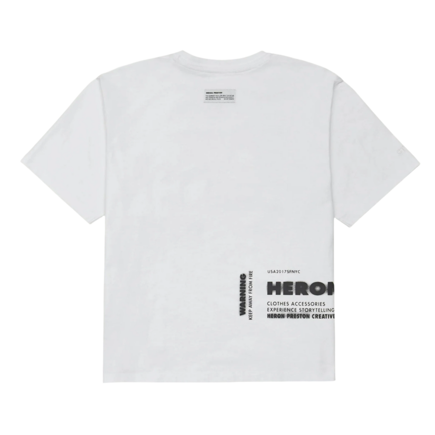 Heron Preston HP x Caterpillar T-Shirt White