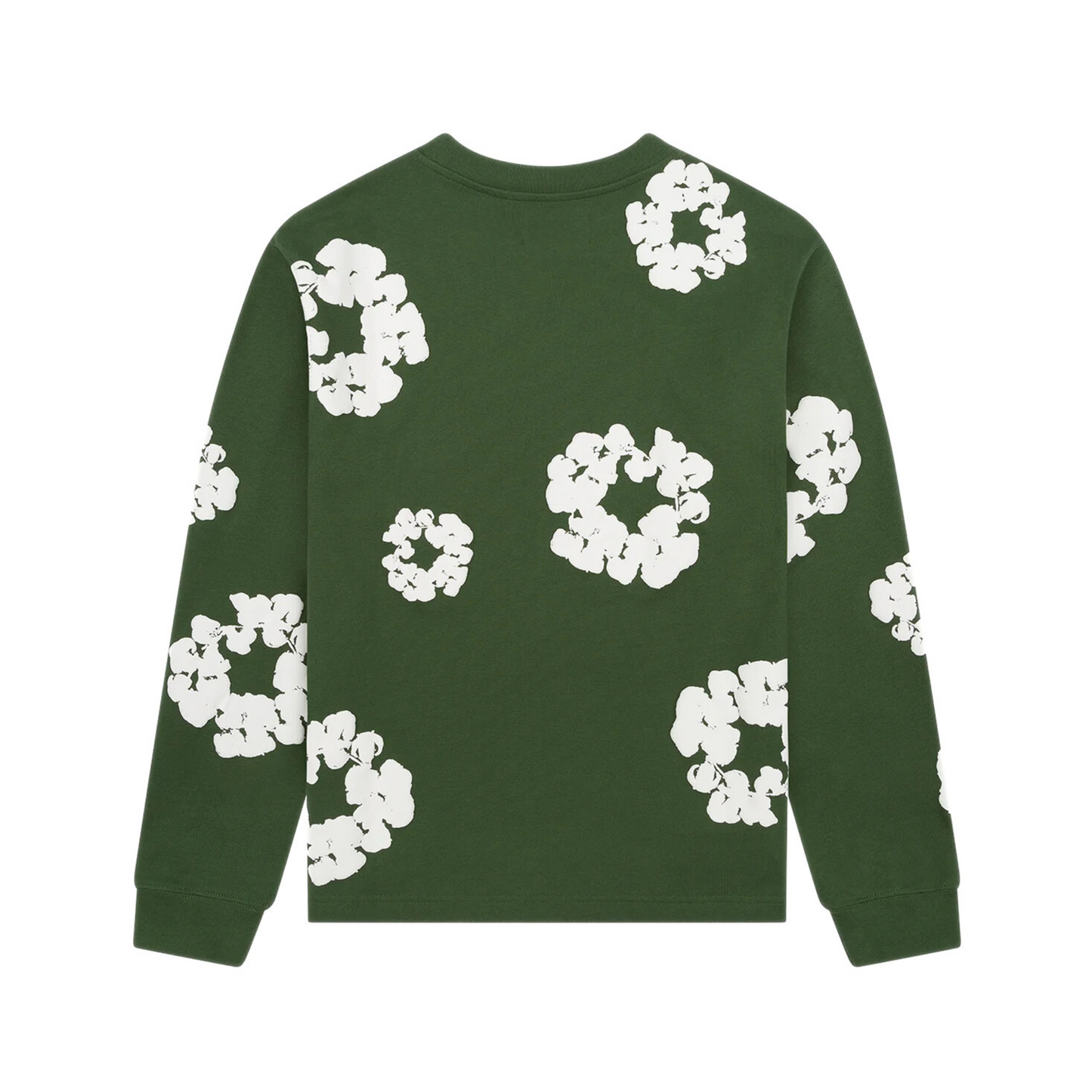 Denim Tears Long Sleeve Cotton Wreath Tee 'Green'