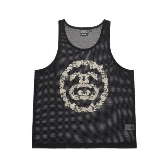 Denim Tears x Stussy Mesh Tank 'Black'