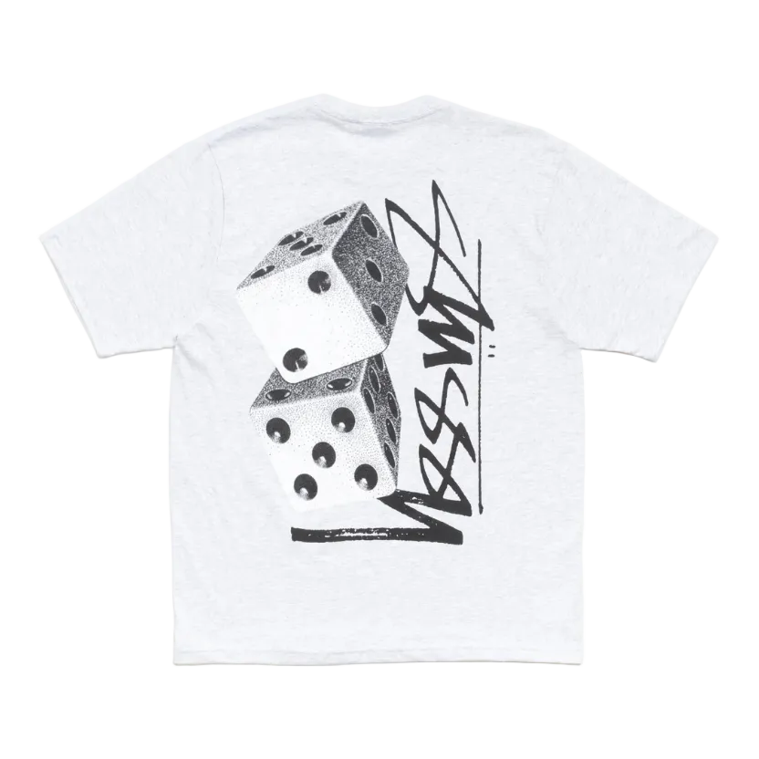 Stussy Tall Dice Tee Ash Heather