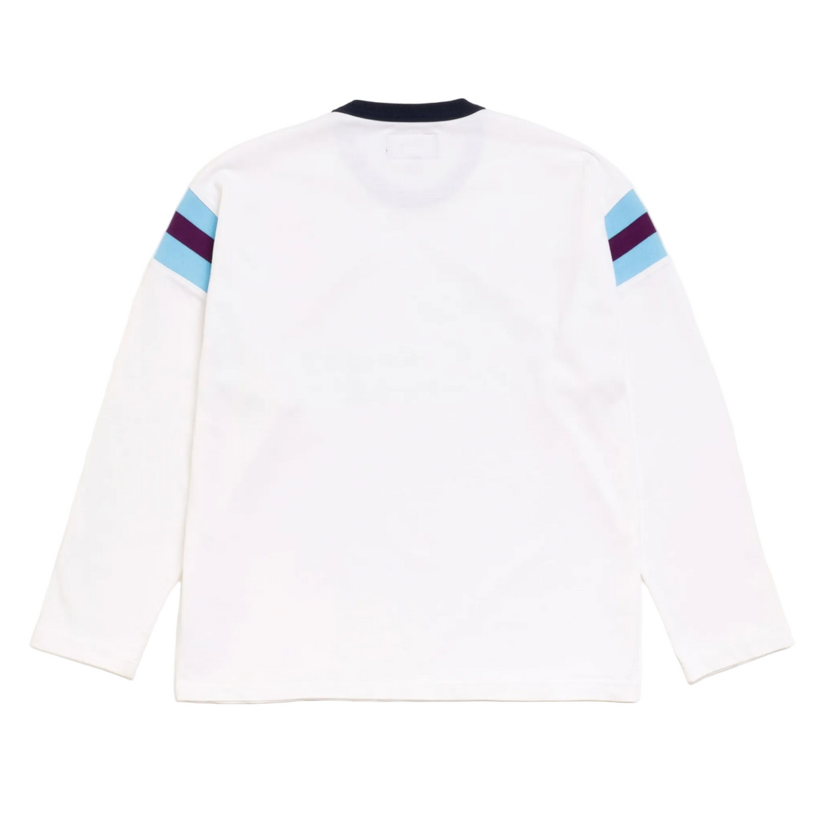 Stussy White LS Ringer Tee