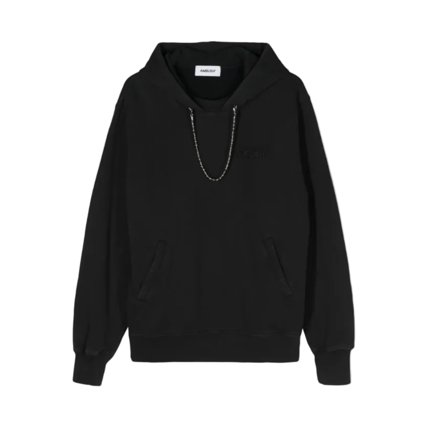 Ambush Ballchain Cotton Hoodie Black