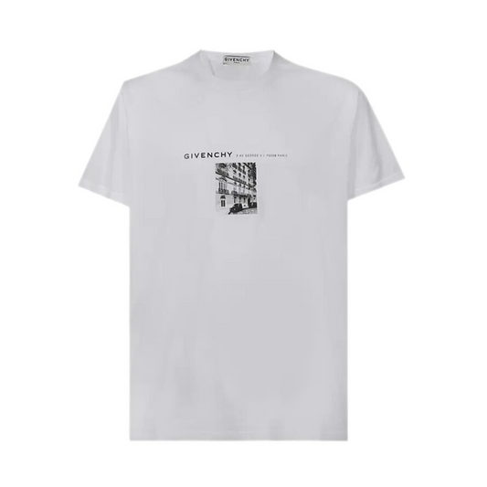 Givenchy Logo T-Shirt Paris Store 'White'