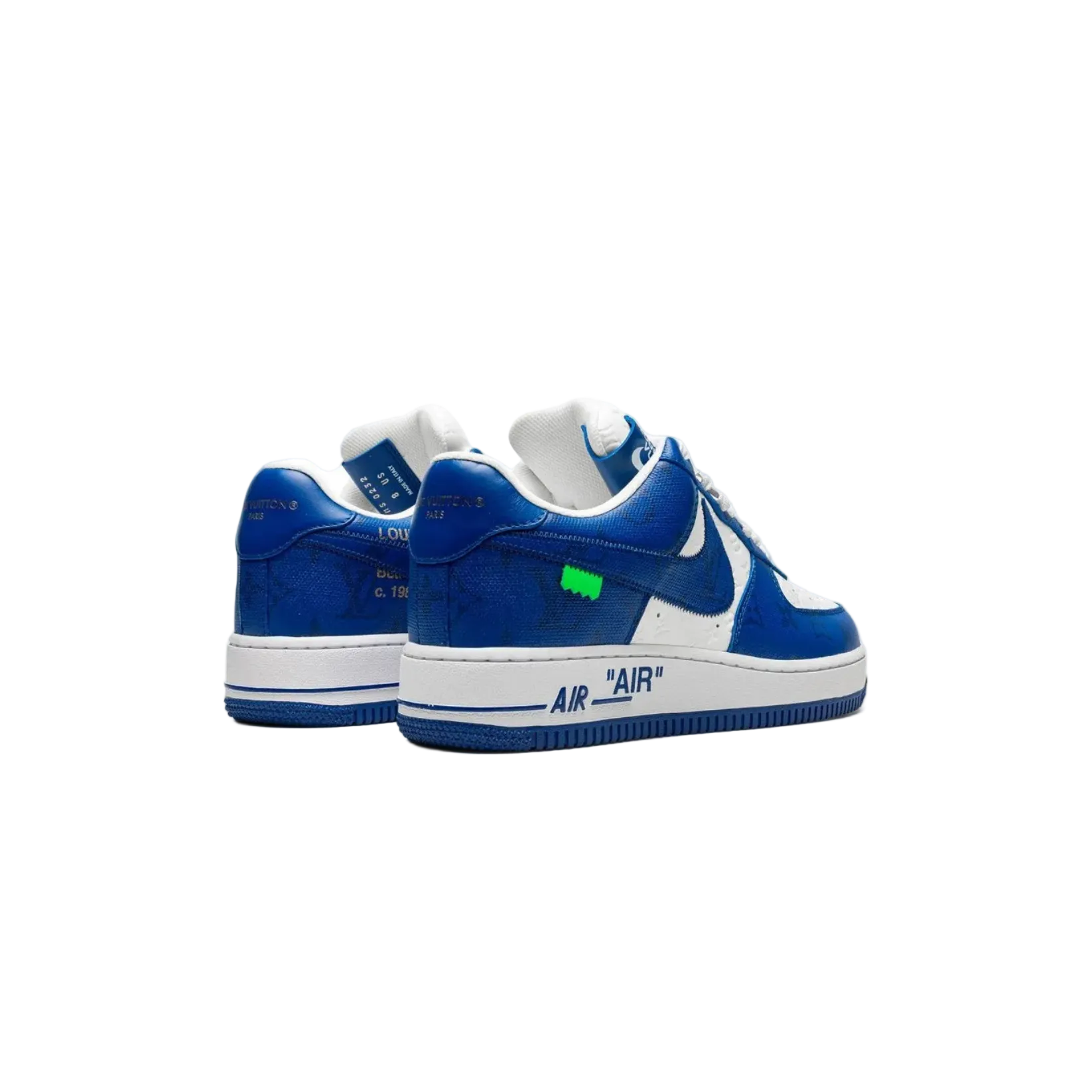 Louis Vuitton Nike Air Force 1 Low By Virgil Abloh White Royal - 48h