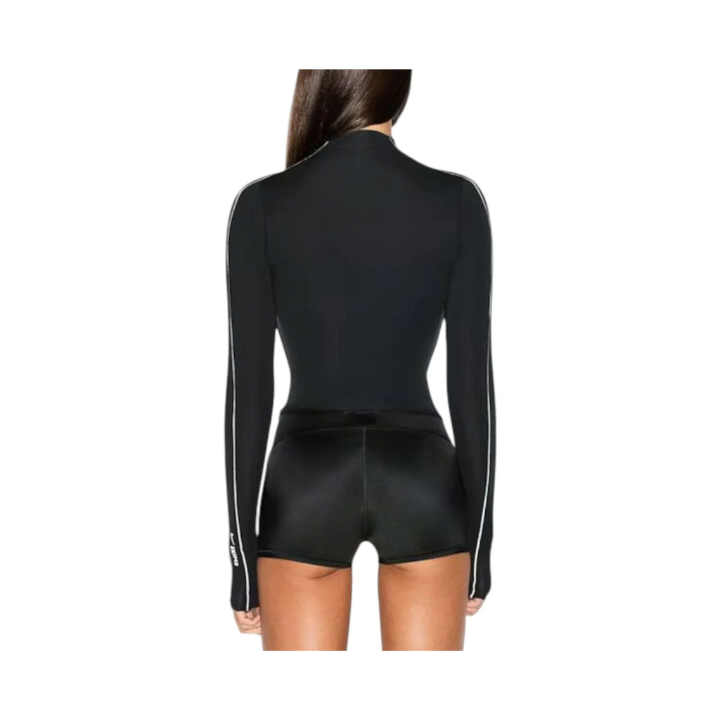 NikeSKIMS Mock Neck Long Sleeve - Obsidian